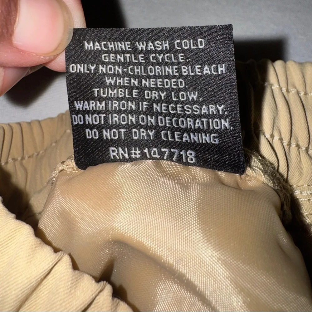 Rebel Minds Men's Tan Stacked Cargo Pants Size‎ Medium